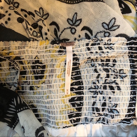 Free People Sheer Floral Spaghetti Strap Dress, M - Picture 6 of 6